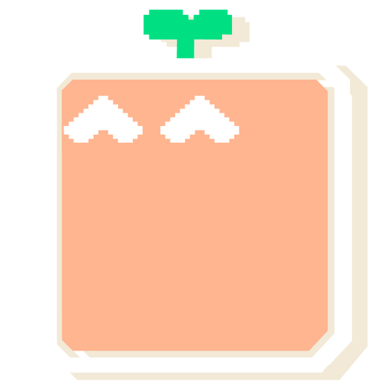 Frosted Peachy Orange