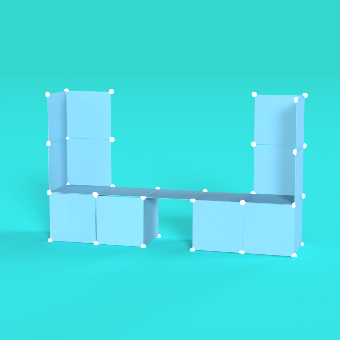 BOOF Counter - Frosted Blue Sky