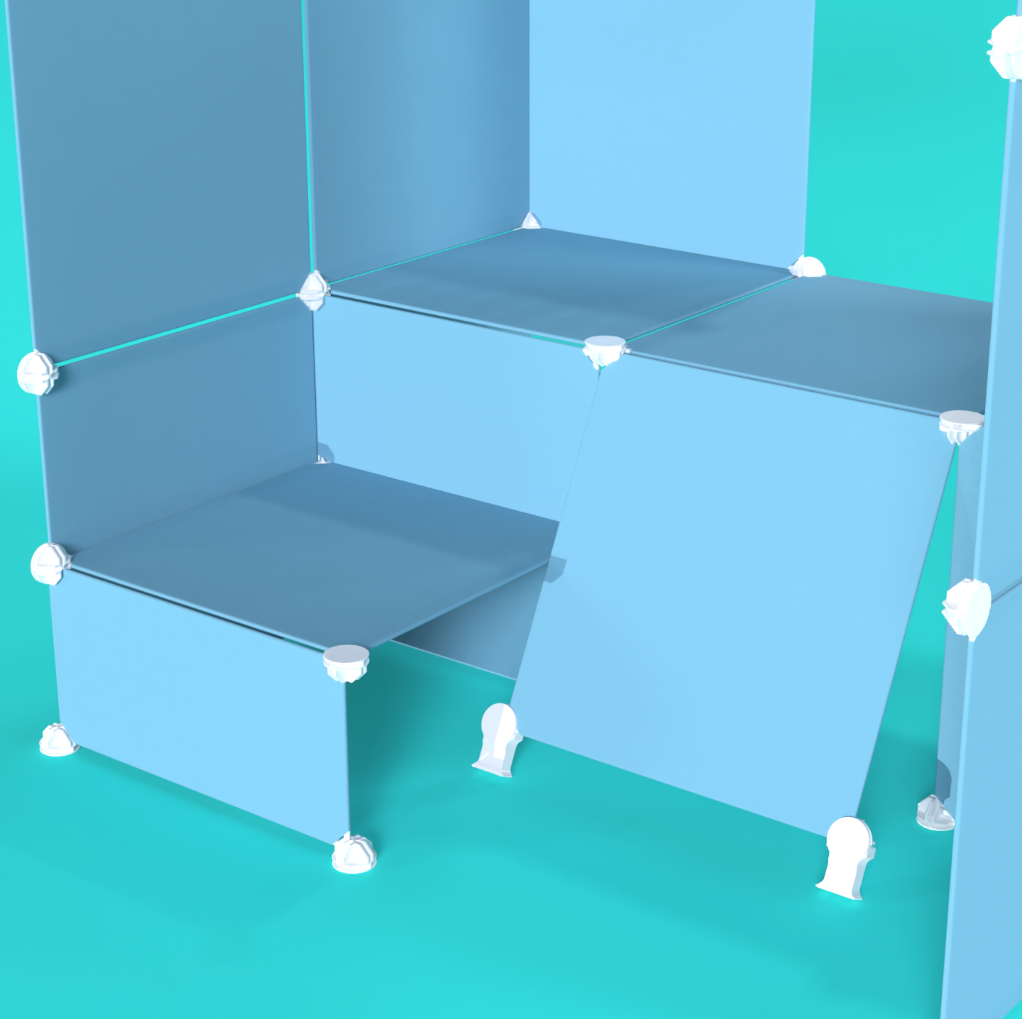 BOOF gallery (Half) - Frosted Blue Sky - Artistbooths