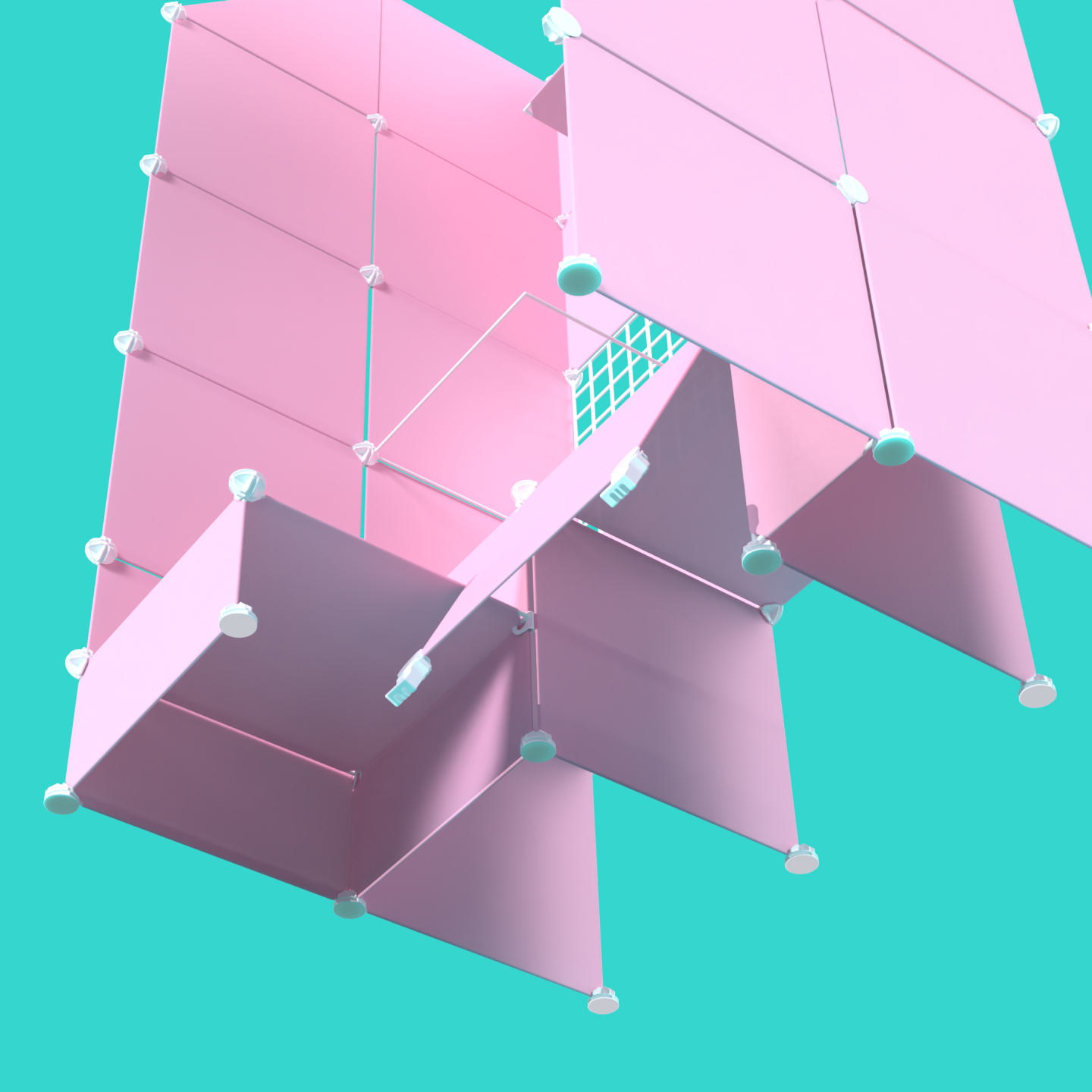 BOOF Gallery (Half) - Frosted Cherry Blossom Pink - Artistbooths