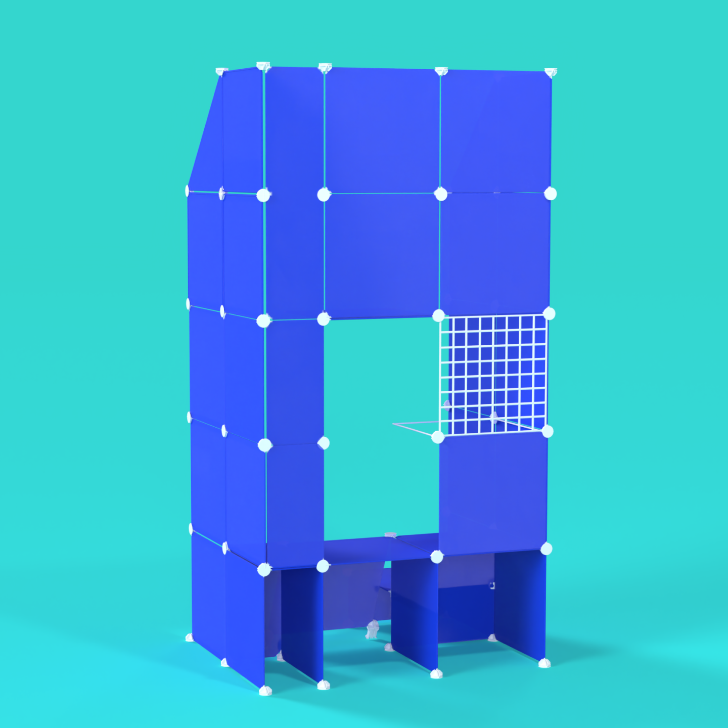 BOOF Gallery (Half) - Frosted Cobalt Blue - Artistbooths