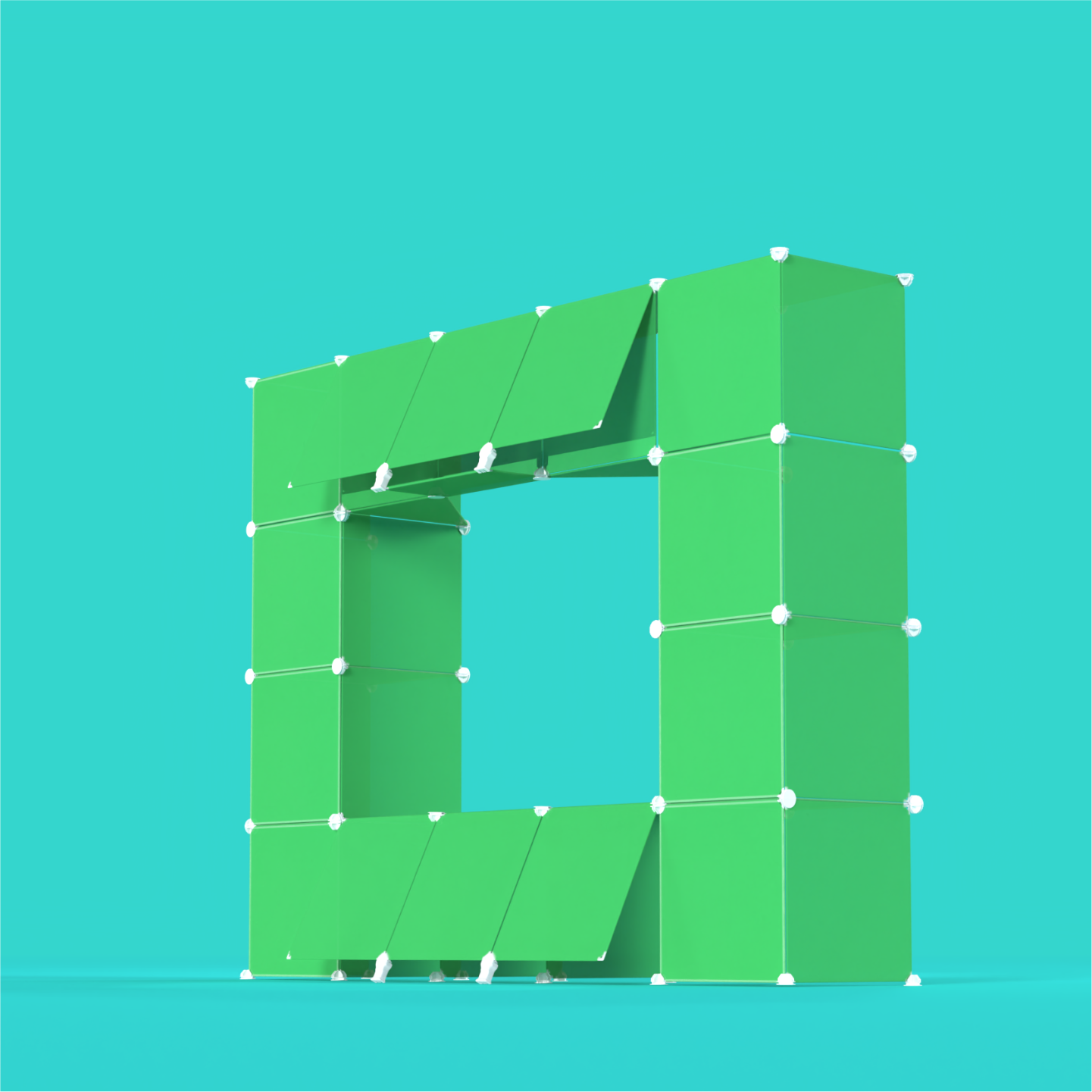 BOOF Roof - Frosted Emerald Green