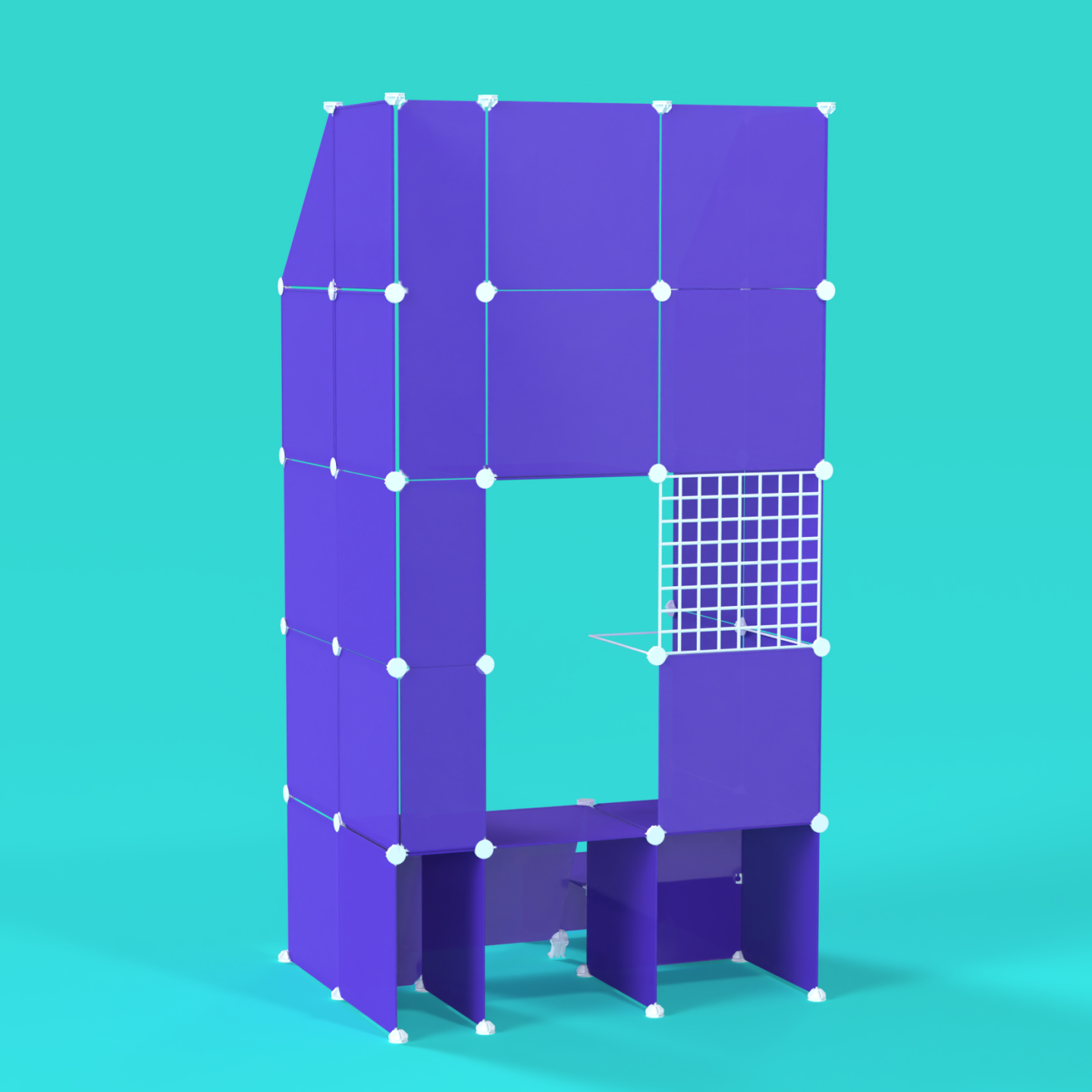 BOOF Gallery (Half) - Frosted Indigo Purple - Artistbooths