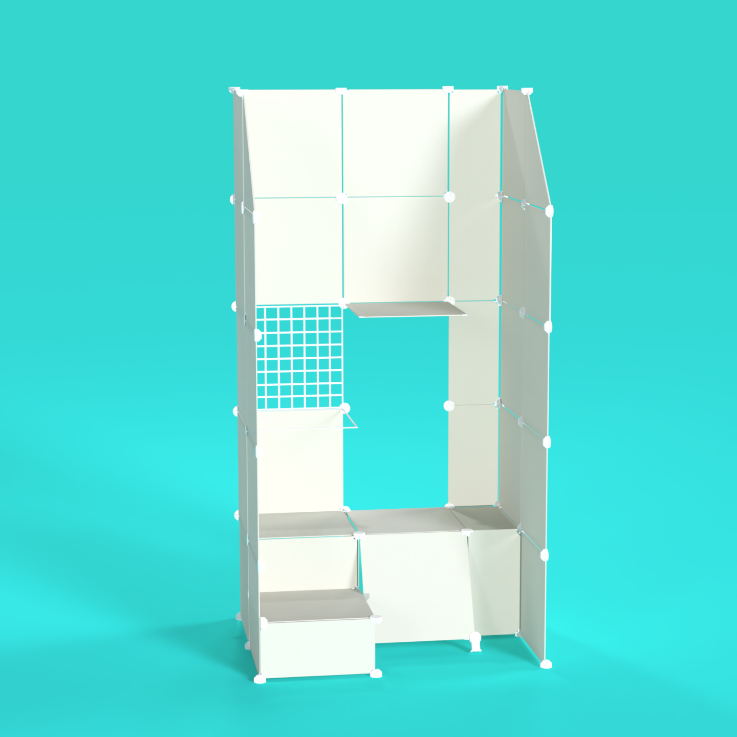 BOOF Gallery (Half) - Frosted Ivory White - Artistbooths