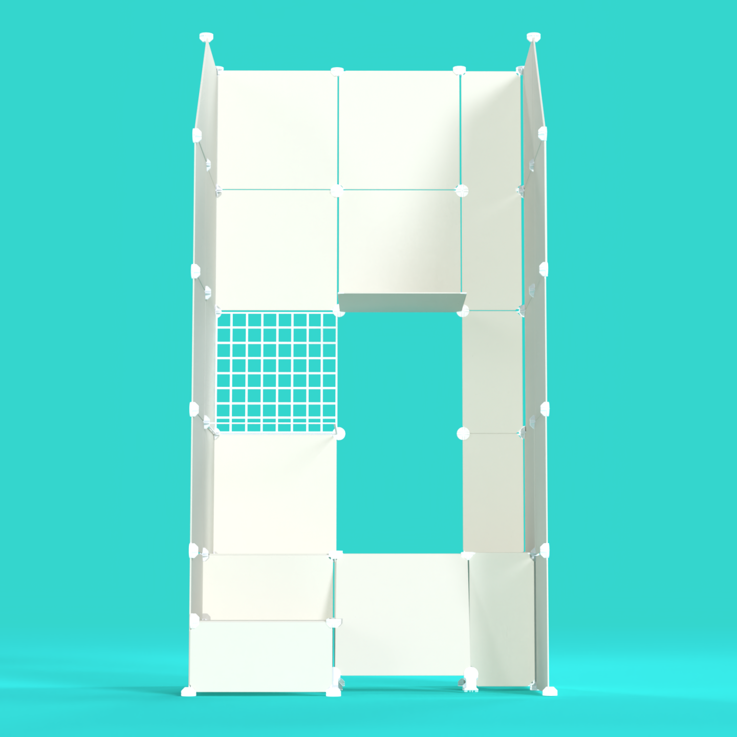 BOOF Gallery (Half) - Frosted Ivory White - Artistbooths