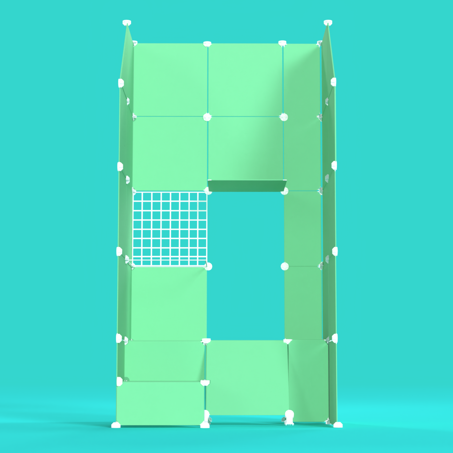 BOOF Gallery (Half) - Frosted Mint Green - Artistbooths