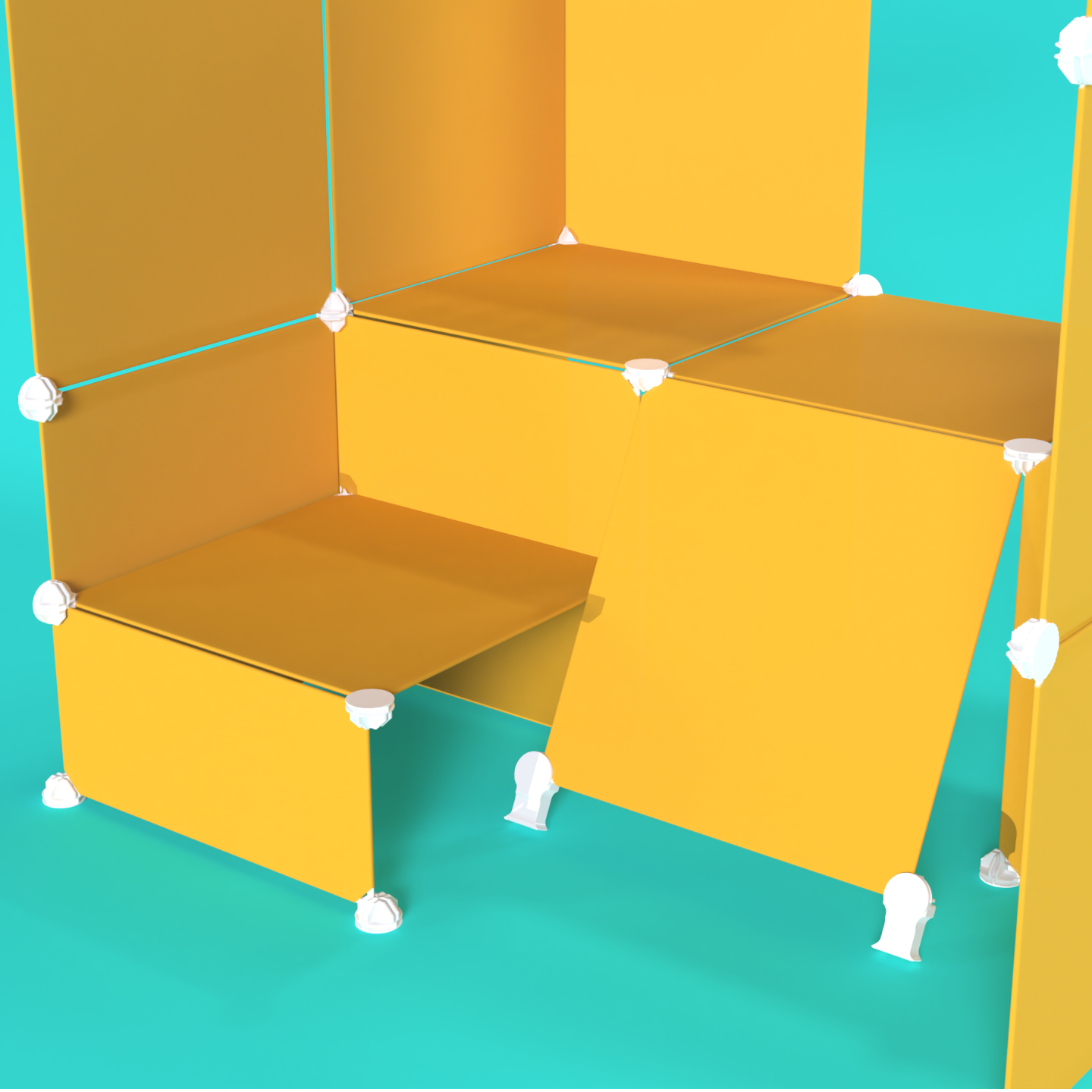 BOOF Gallery (Half) - Frosted Mustard Yellow - Artistbooths