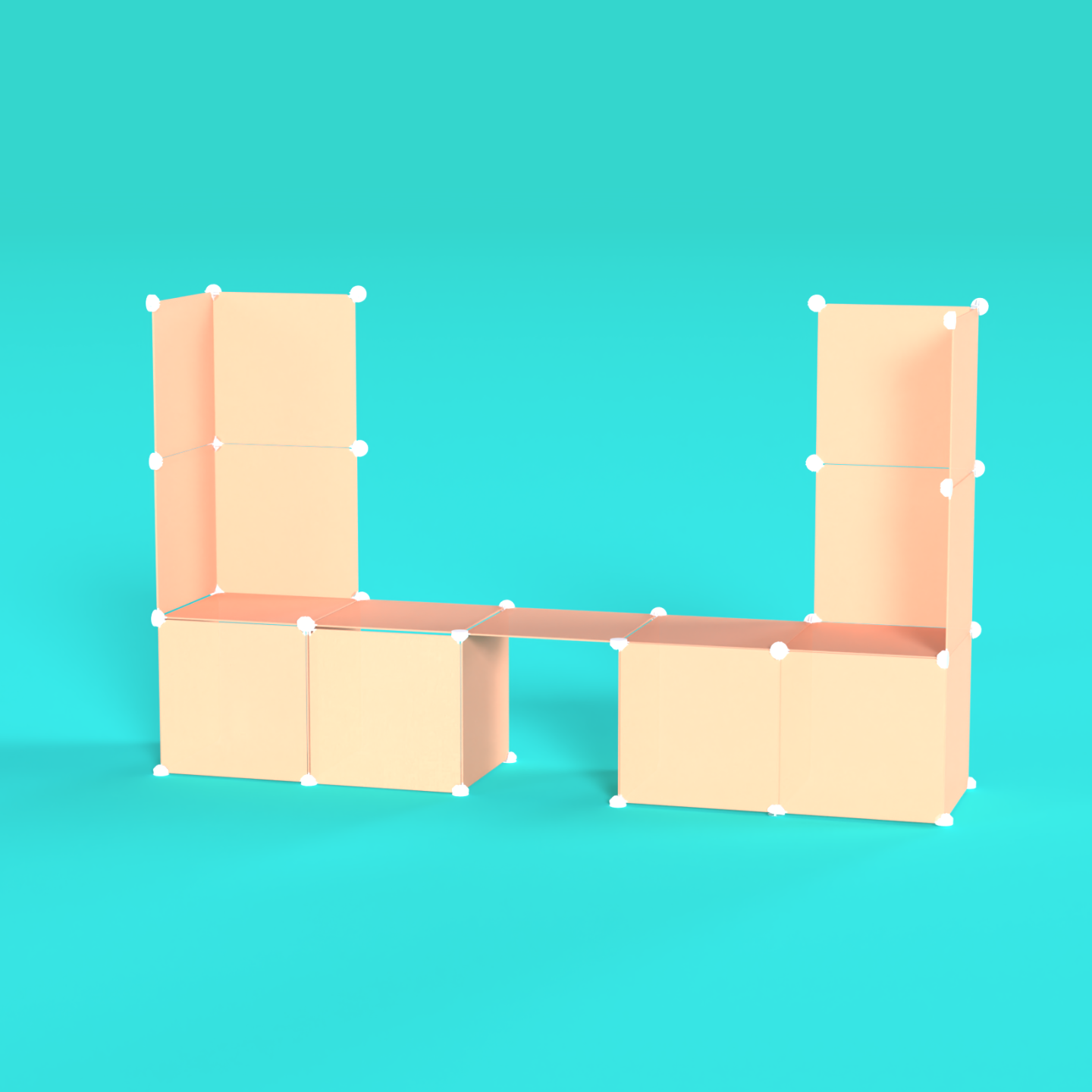BOOF Counter - Frosted Peachy Orange