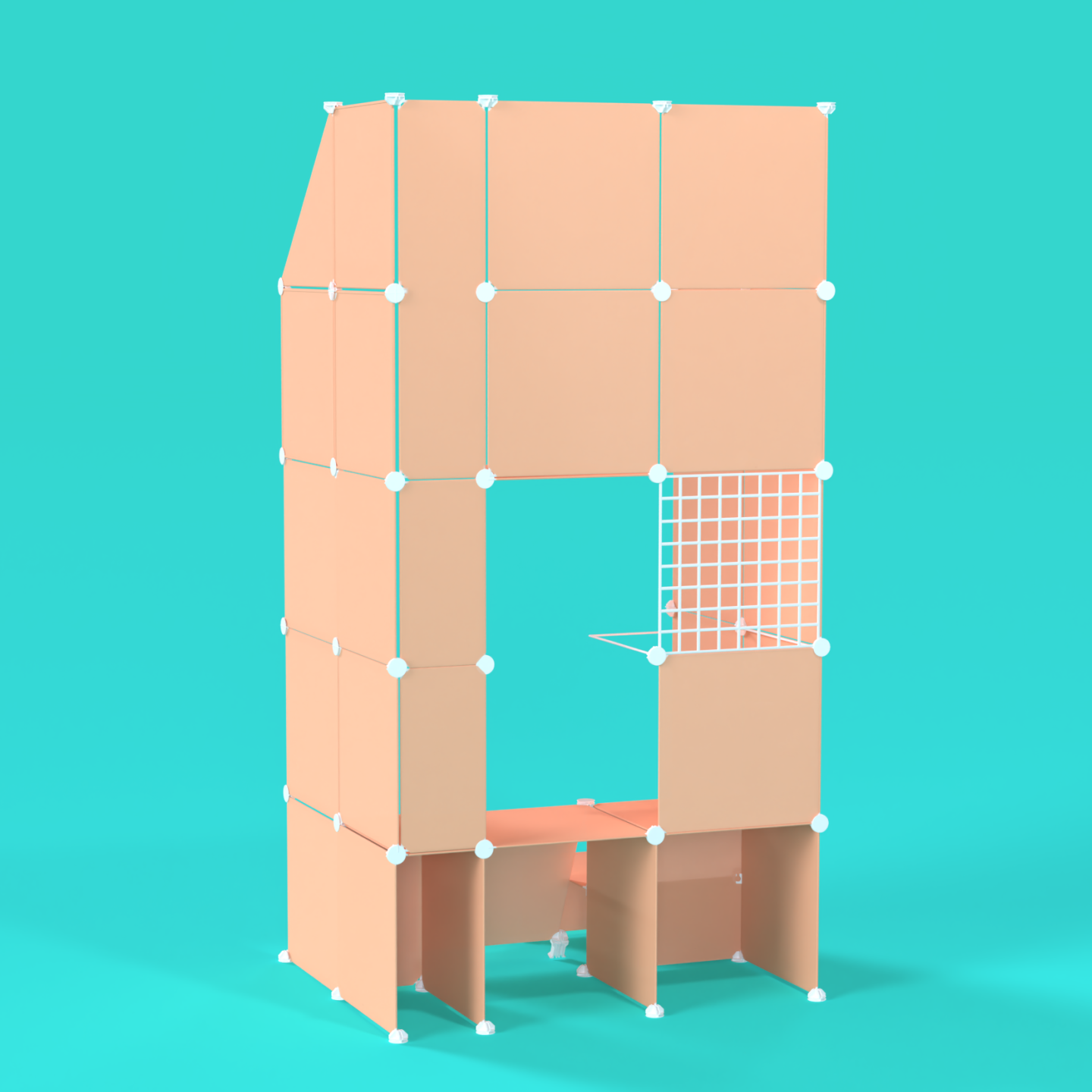 BOOF Gallery (Half) - Frosted Peachy Orange - Artistbooths