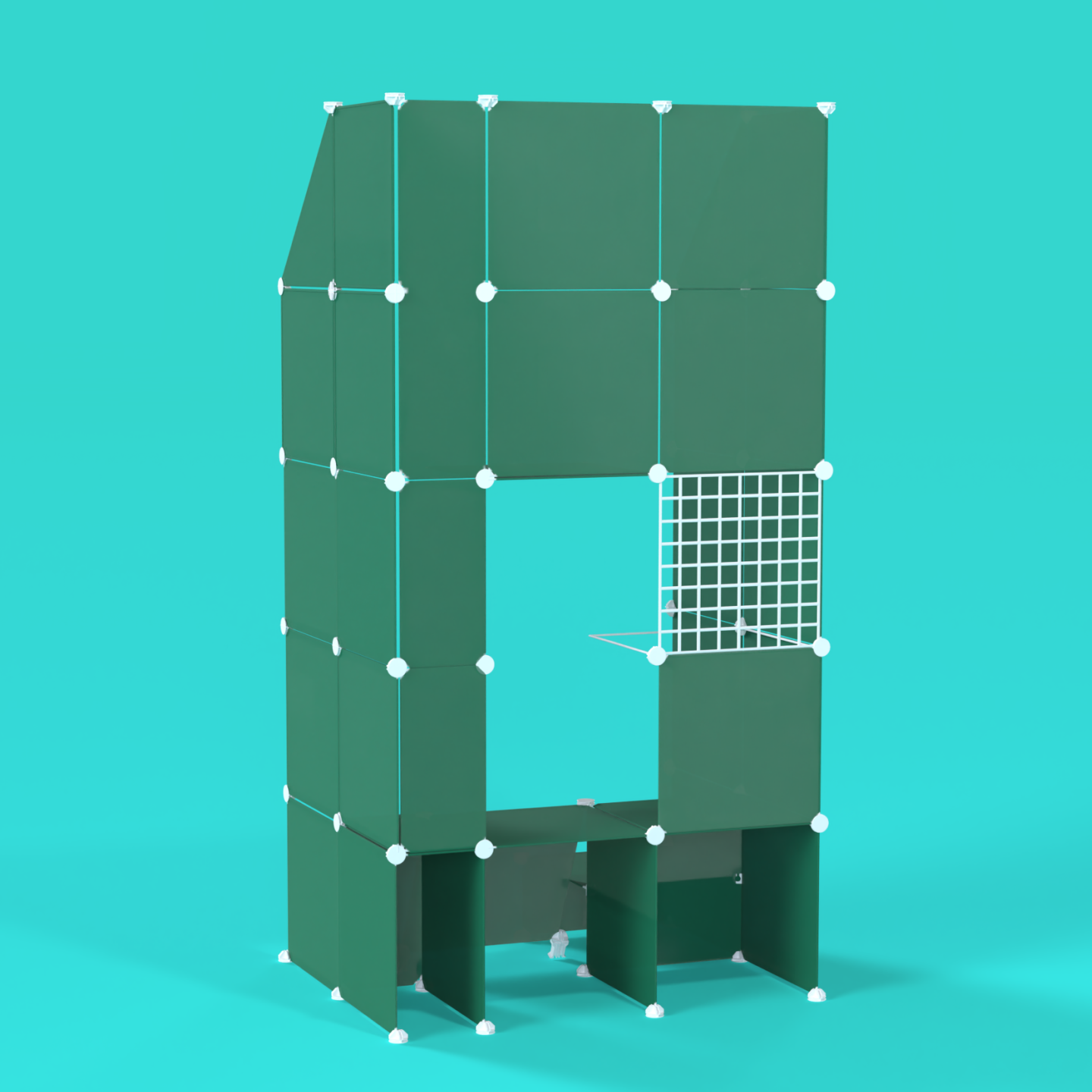 BOOF Gallery (Half) - Frosted Pine Green - Artistbooths