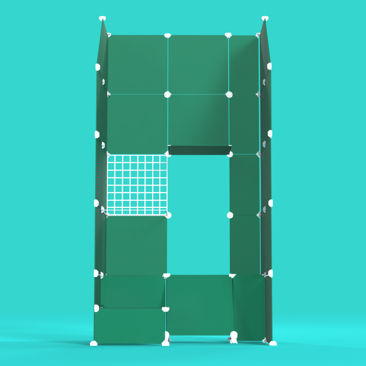 BOOF Gallery (Half) - Frosted Pine Green - Artistbooths