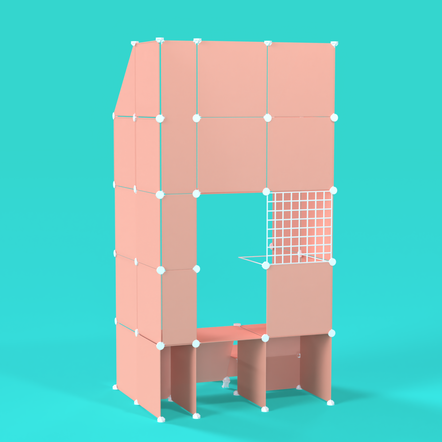 BOOF Gallery (Half) - Frosted Salmon Pink - Artistbooths