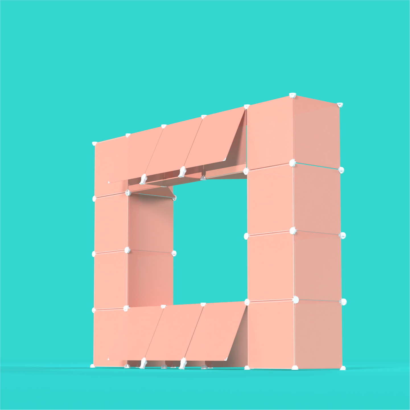 BOOF Roof - Frosted Salmon Pink
