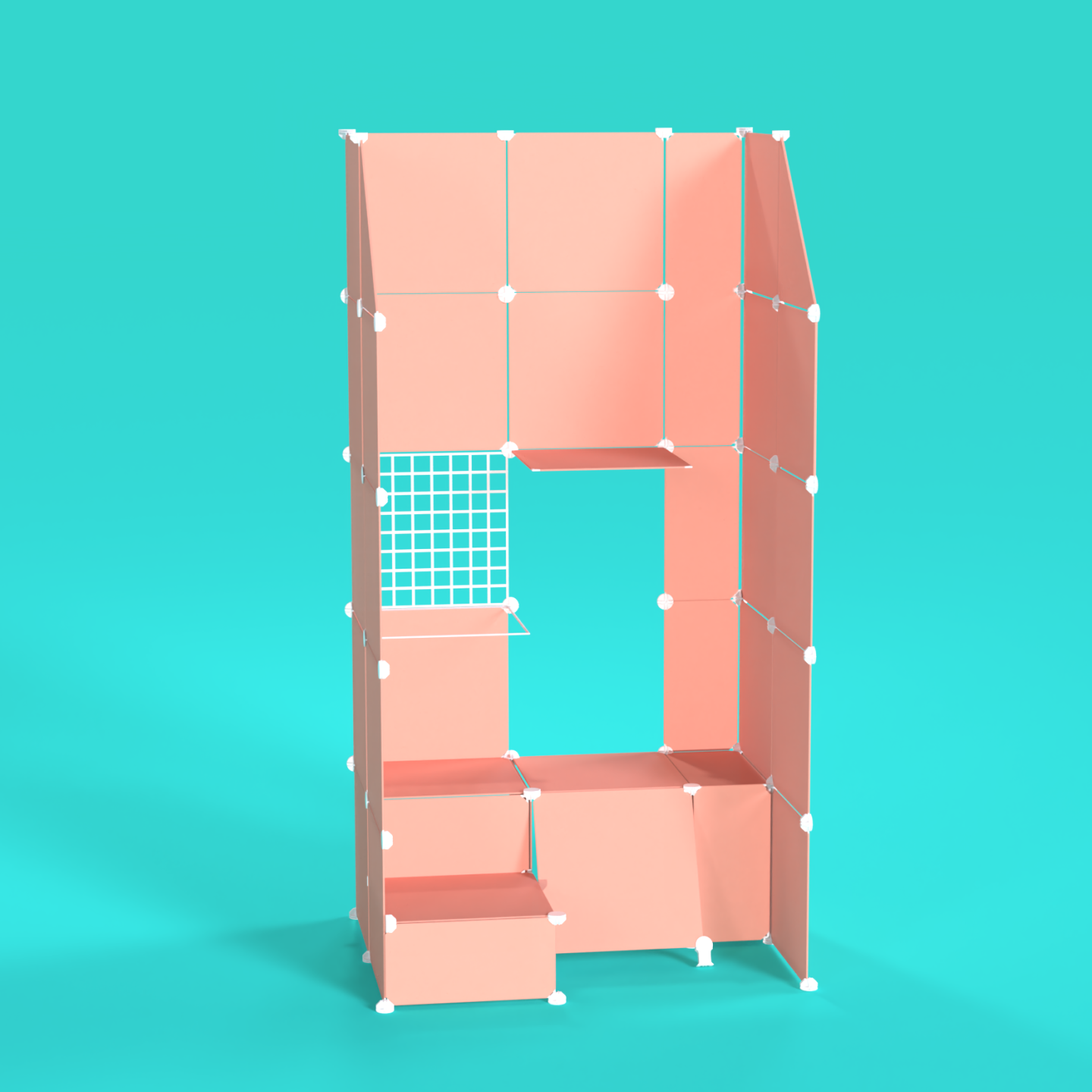 BOOF Gallery (Half) - Frosted Salmon Pink - Artistbooths