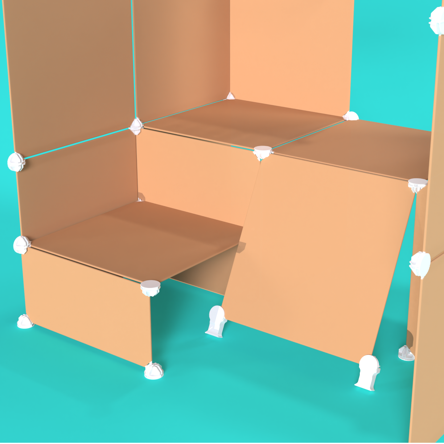 BOOF Gallery (Half) - Frosted Tan Brown - Artistbooths