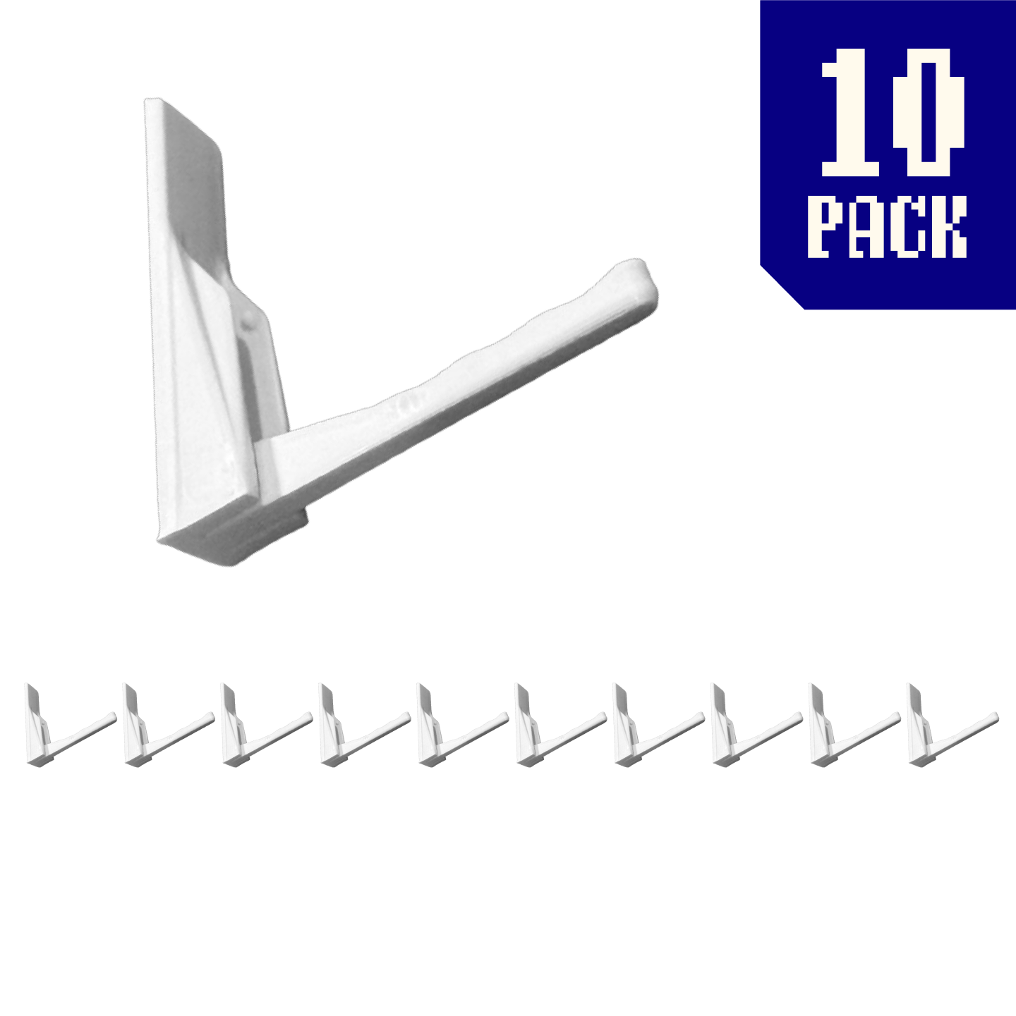 BOOF Foldable Croc Hooks (adhesive) - 10-pack
