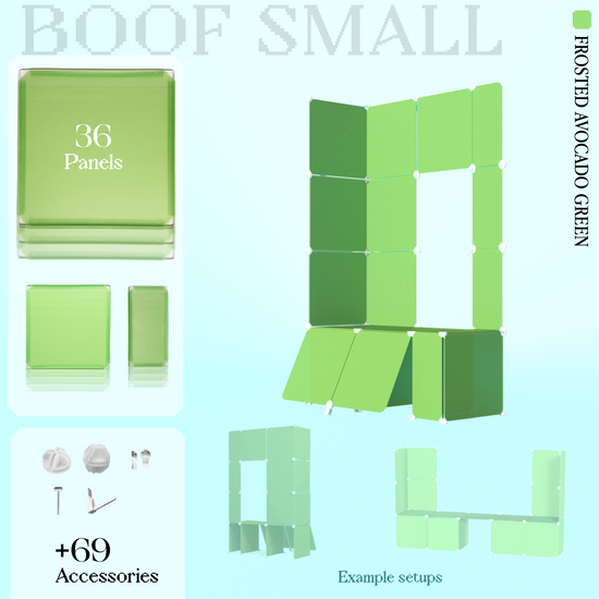 BOOF Small - Modular Cube Artist Table Setup Kit