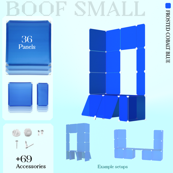 BOOF Small - Modular Cube Artist Table Setup Kit