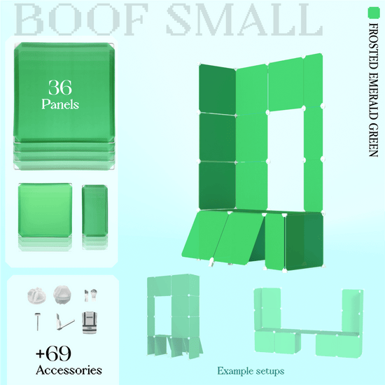 BOOF Small - Modular Cube Artist Table Setup Kit