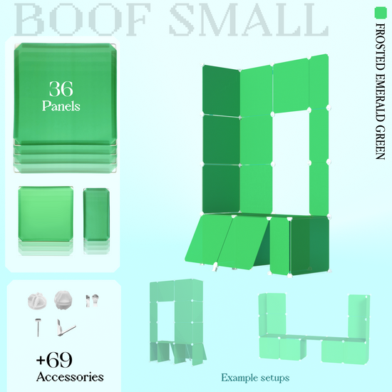BOOF Small - Modular Cube Artist Table Setup Kit