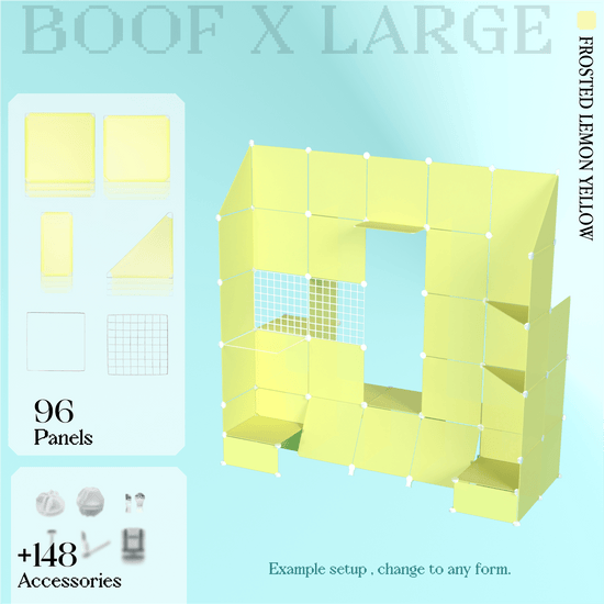 BOOF Extra Large - Modular Cube Artist Table Setup Kit