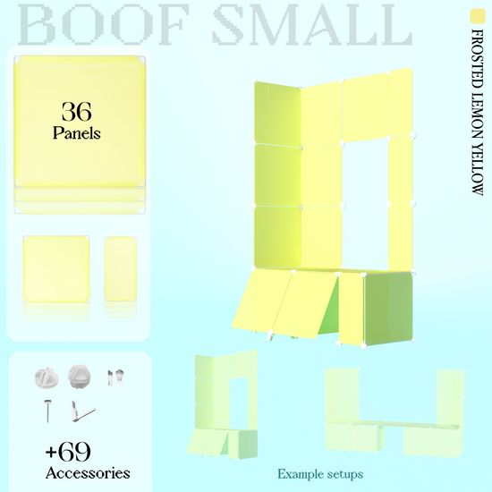 BOOF Small - Modular Cube Artist Table Setup Kit