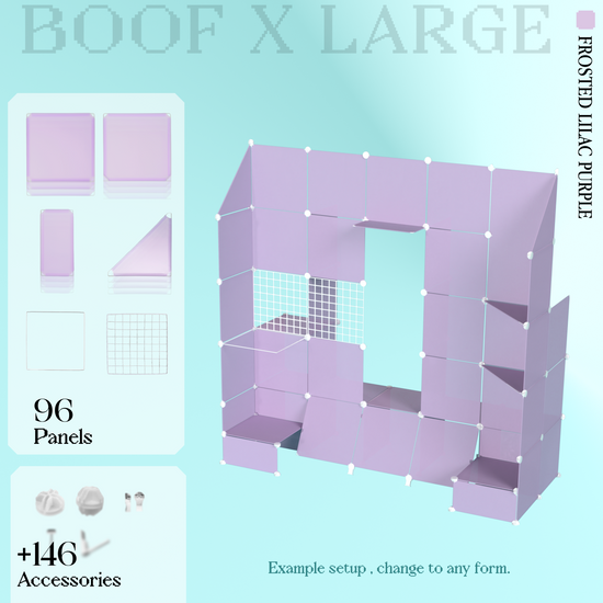 BOOF Extra Large - Modular Cube Artist Table Setup KIt