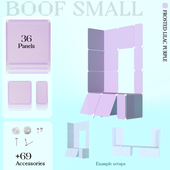 BOOF Small - Modular Cube Artist Table Setup Kit