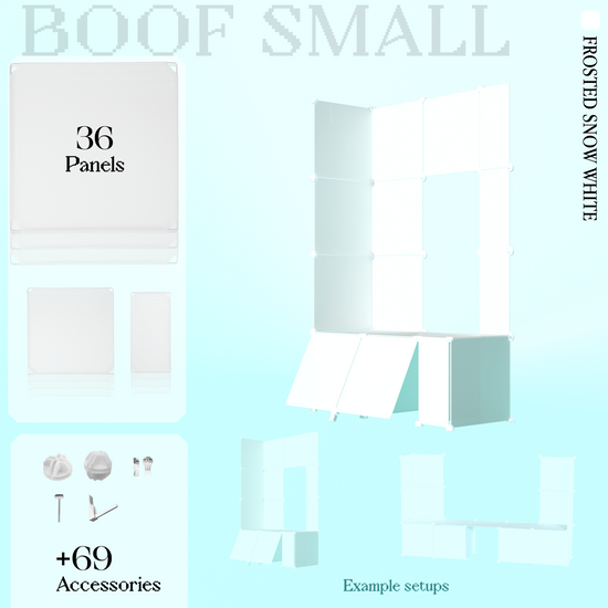 BOOF Small - Modular Cube Artist Table Setup Kit