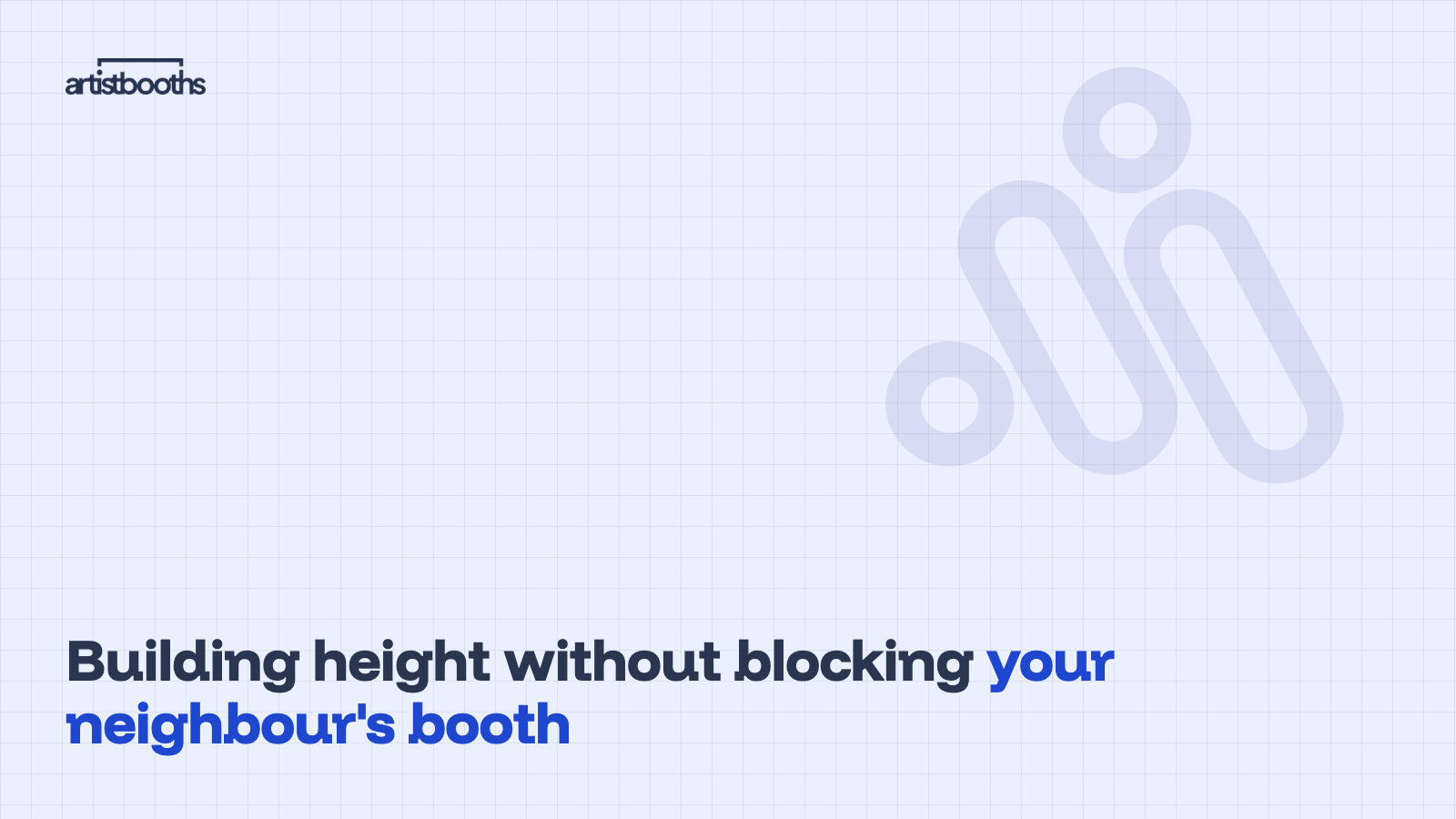 Building height without blocking your neighbour's booth