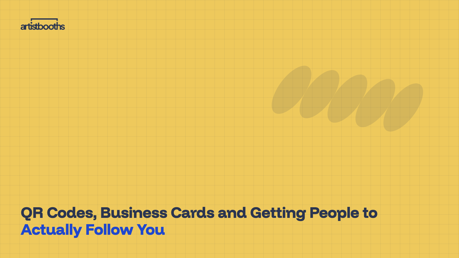 QR Codes, Business Cards and Getting People to Actually Follow You