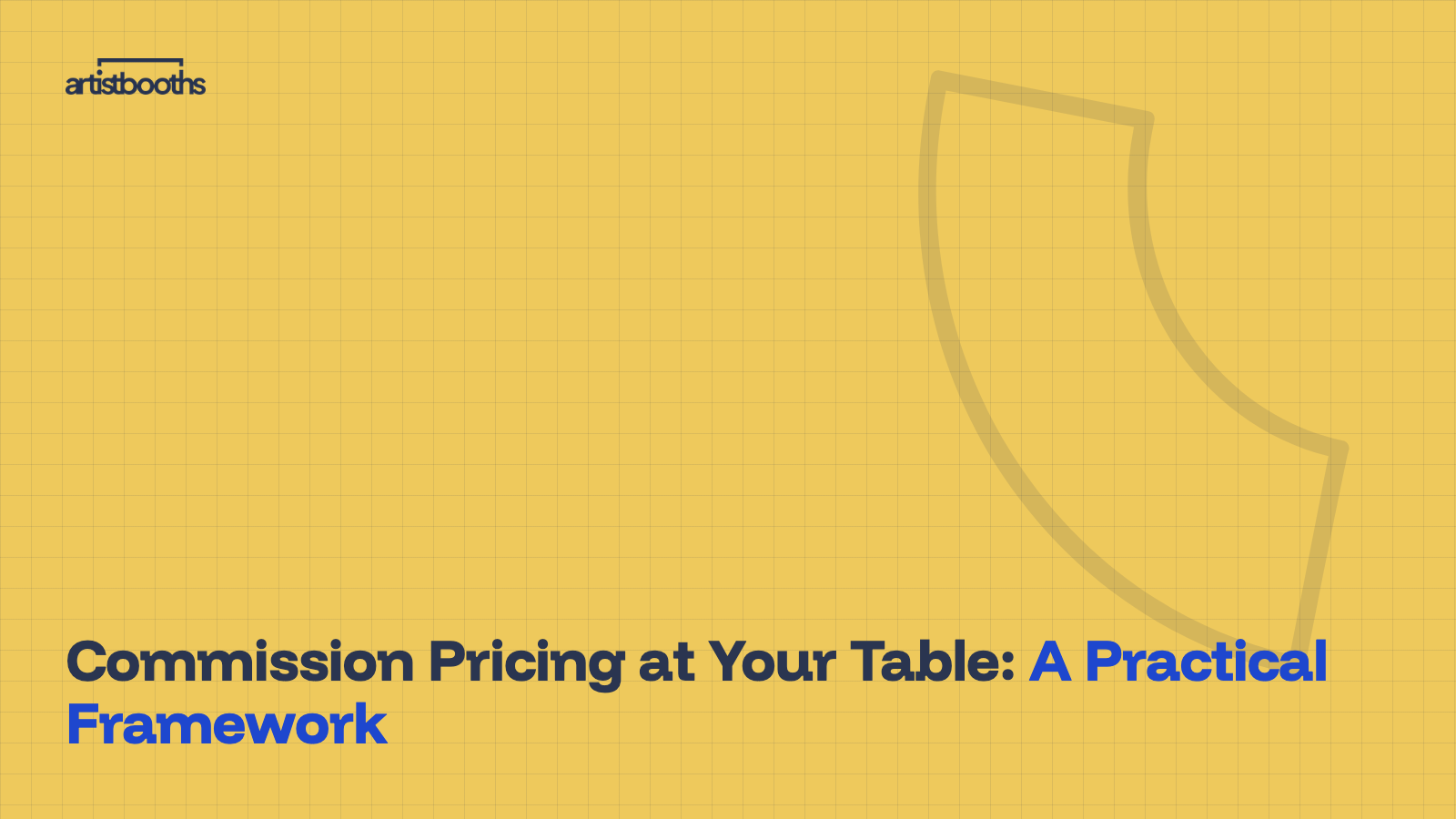 Commission Pricing at Your Table: A Practical Framework