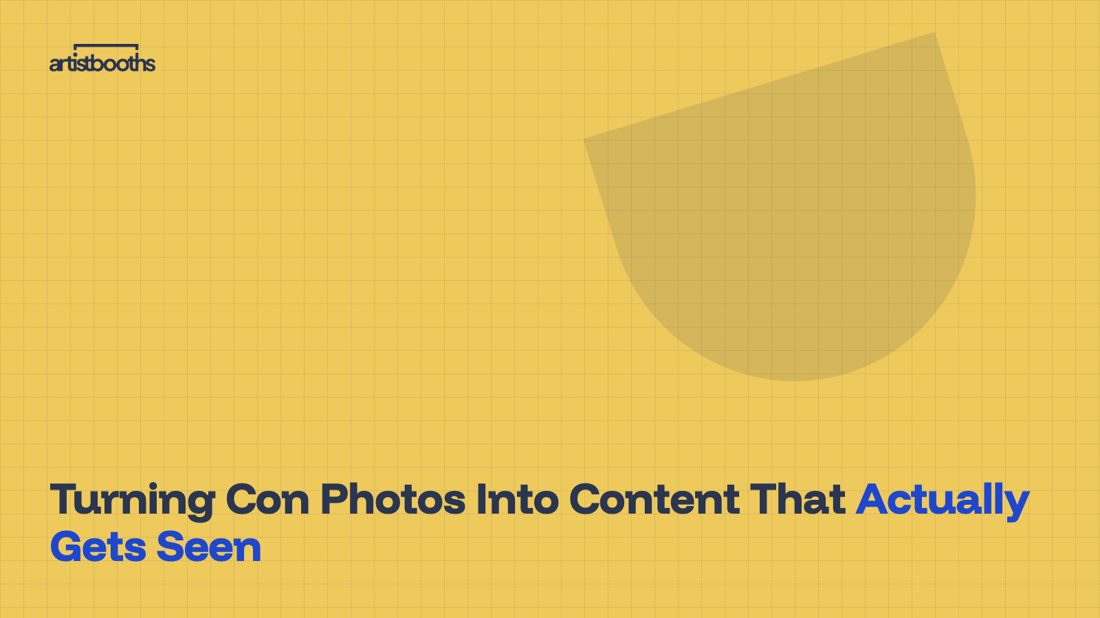 Turning Con Photos Into Content That Actually Gets Seen