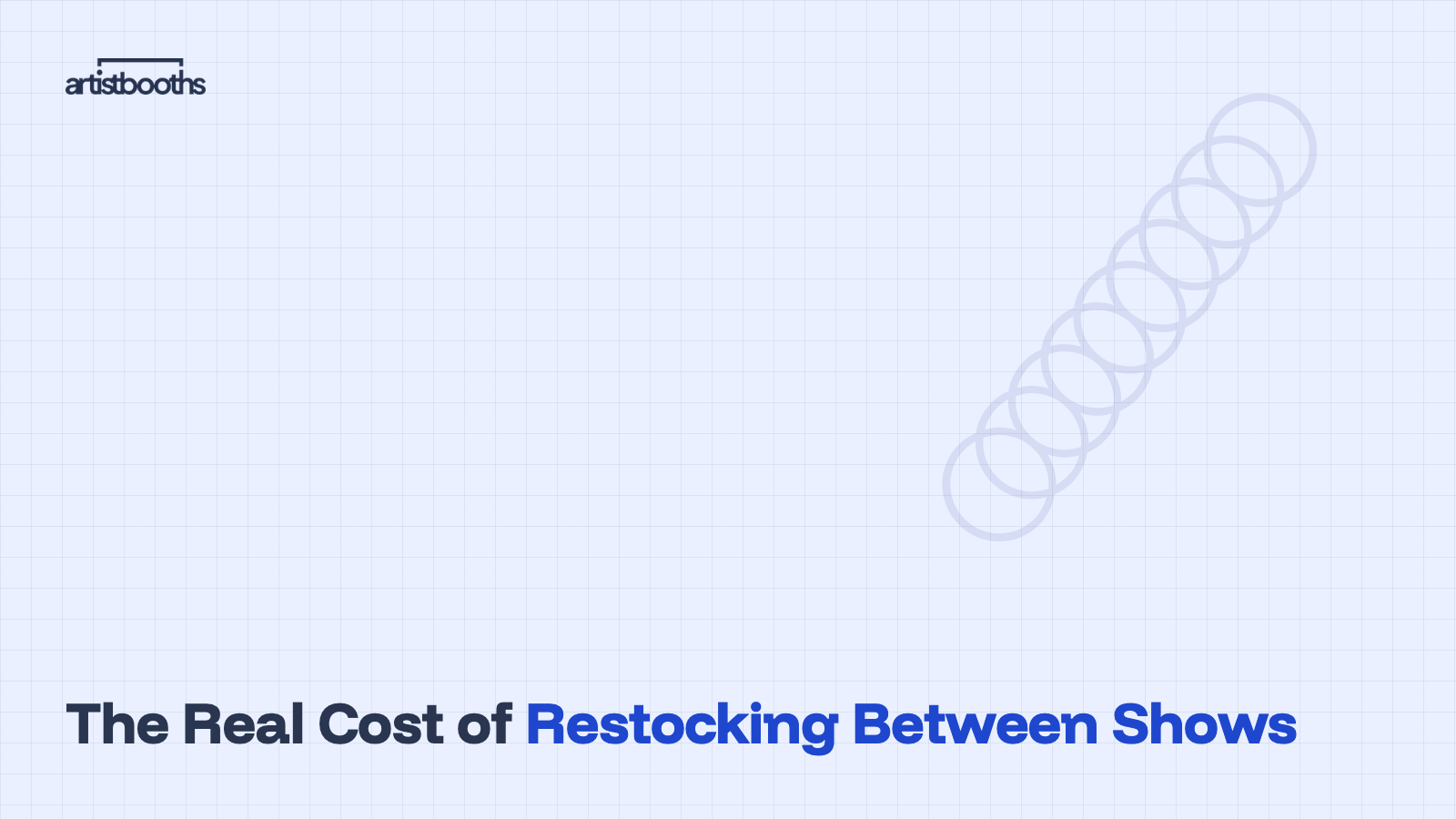 The Real Cost of Restocking Between Shows