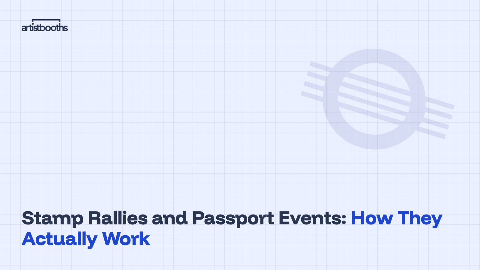 Stamp Rallies and Passport Events: How They Actually Work