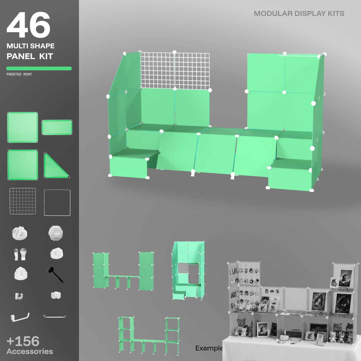 Shapeshift Base 46 Frosted Mint Green (PMS 353 C)