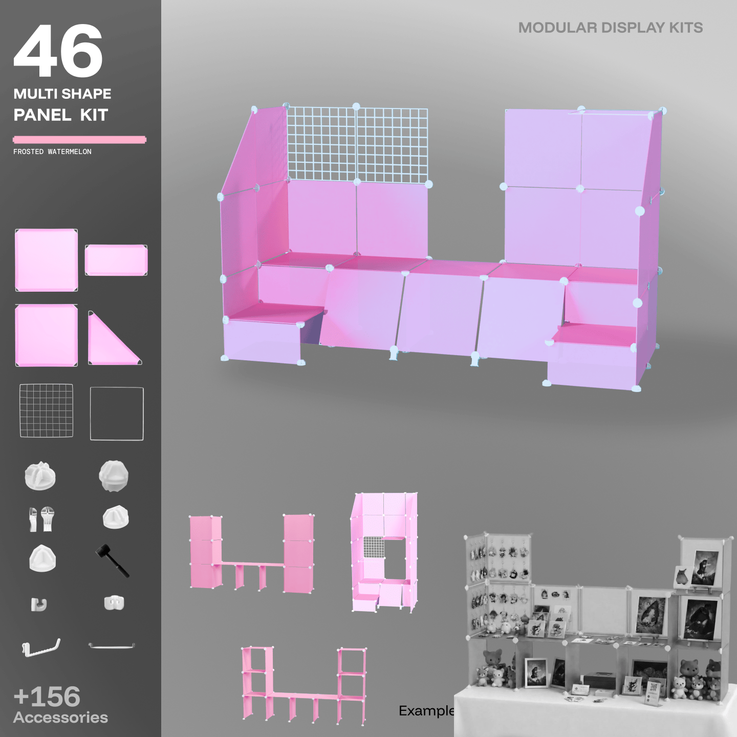 Shapeshift Base 46 Frosted Watermelon Pink (PMS 210 C)