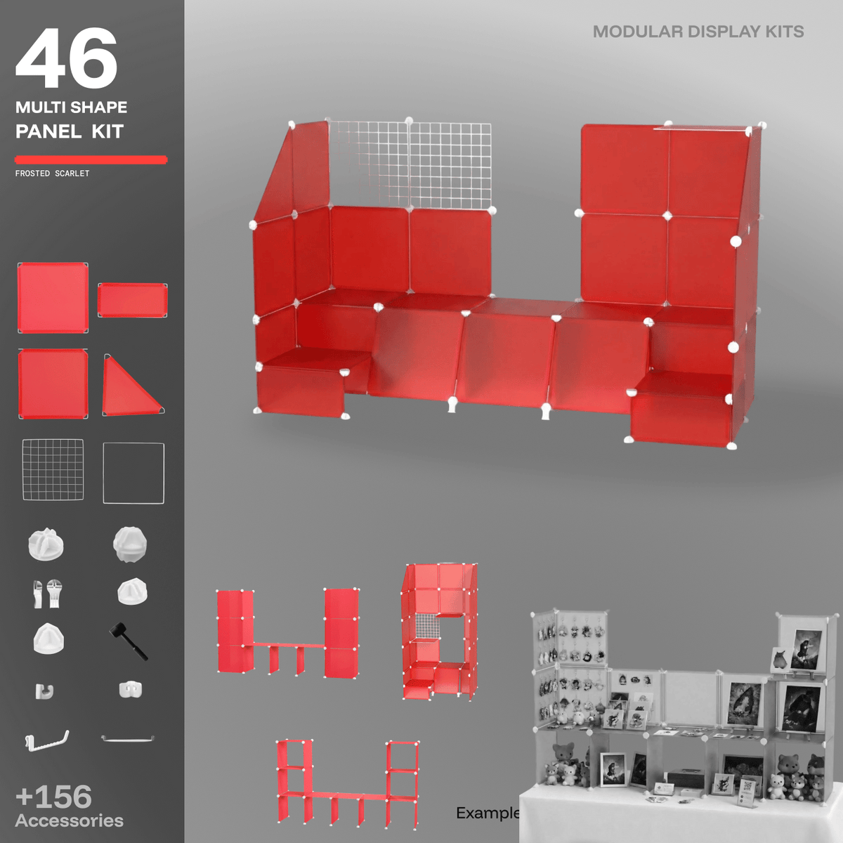 Shapeshift Base 46 Frosted Scarlet Red (PMS 032 C)