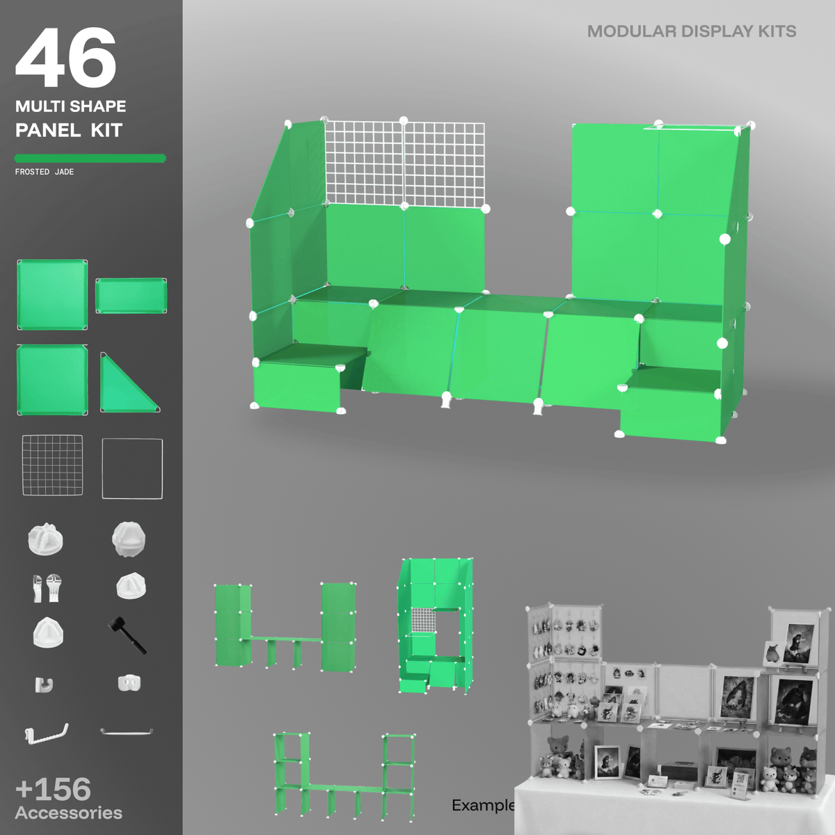 Shapeshift Base 46 Frosted Jade Green (PMS 7739 C)
