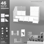 Frosted Ivory White, Shapeshift Lite display kit