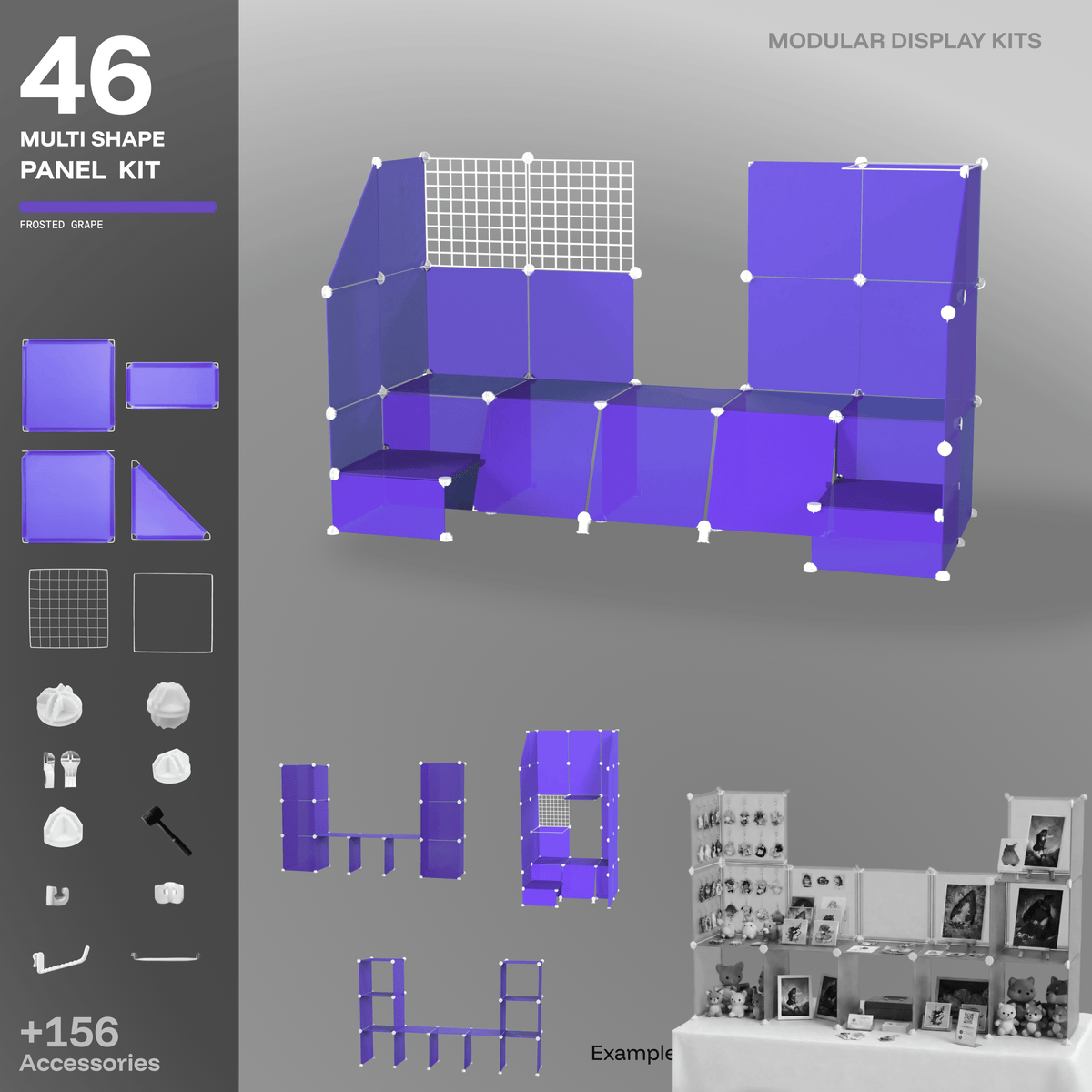 Frosted Grape Purple, Shapeshift Lite display kit