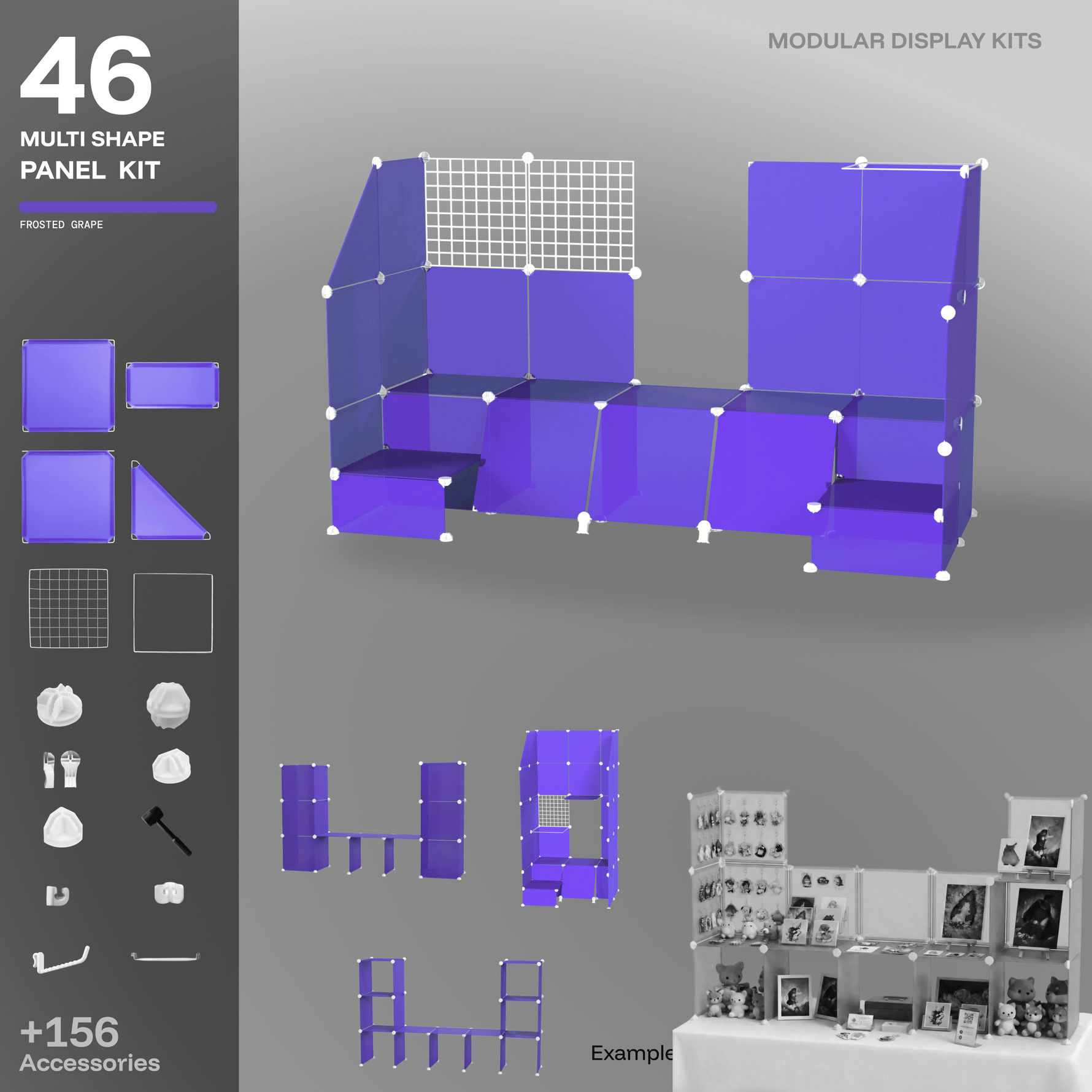 Frosted Grape Purple, Shapeshift Lite display kit