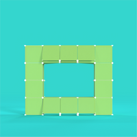 Professional exhibitor stand for handmade goods, optimized for mobile artist booths and professional displays at creative trade shows and conventions