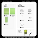 BOOF Small  - Modular cube Artist table setup