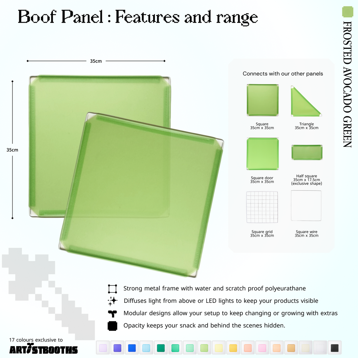 Frosted Avocado Green (PMS 359C)