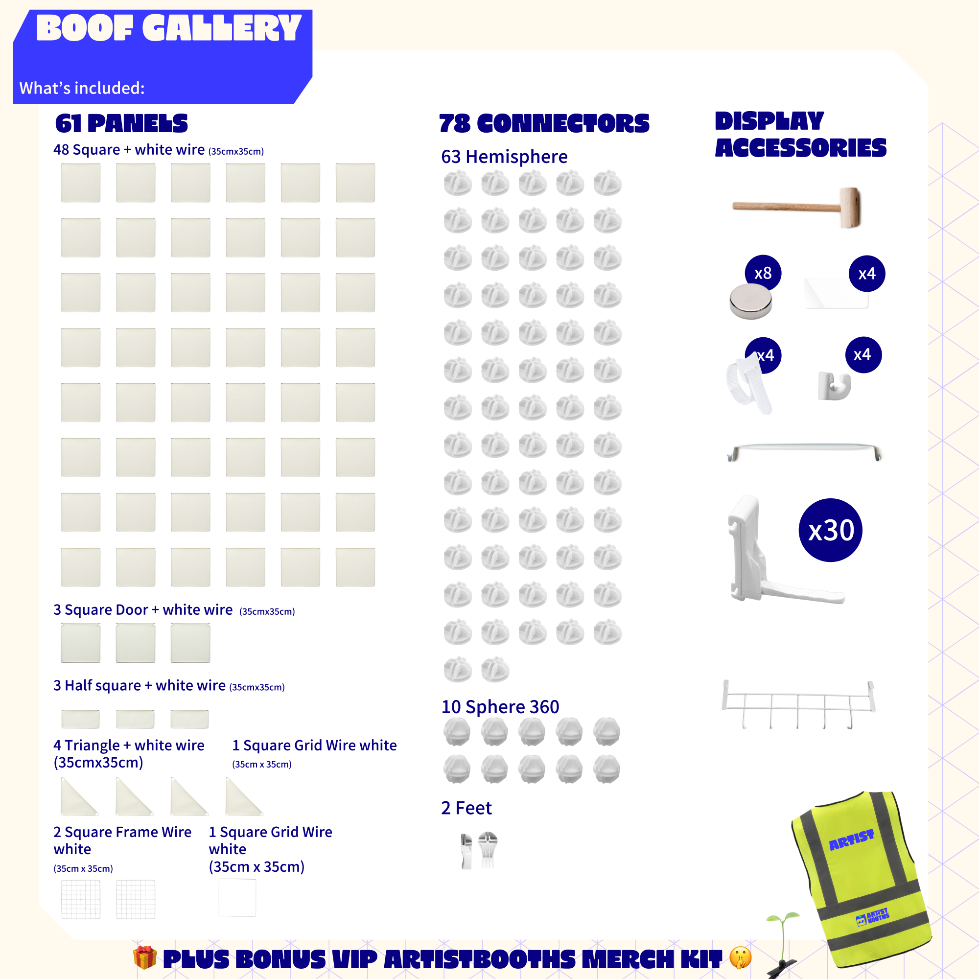 BOOF Gallery - Frosted Ivory White - Artistbooths