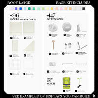 BOOF Extra Large - Modular cube Artist table setup