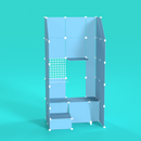 BOOF gallery (Half) - Frosted Blue Sky - Artistbooths