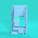 BOOF gallery (Half) - Frosted Blue Sky - Artistbooths