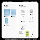 BOOF Small  - Modular cube Artist table setup